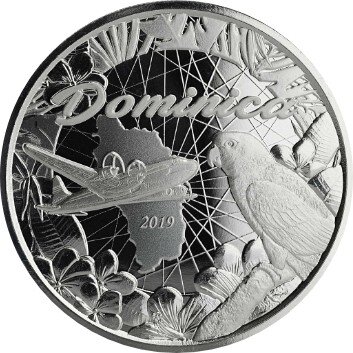 EC 8 II. 3. Ausgabe 2019 Dominica The Nature Isle 1 oz Silber