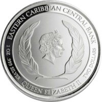 EC 8 II. 3. Ausgabe 2019 Dominica The Nature Isle 1 oz Silber