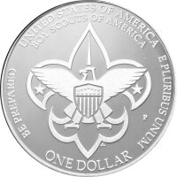 USA 1 Dollar 2010 -P- Pfadfinder von Amerika - Silber PP