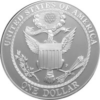 USA 1 Dollar 2008 -P- Amerikanischer Weißkopfseeadler - Silber PP