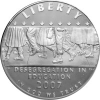 USA 1 Dollar 2007 -P- Aufhebung der Rassentrennung -...