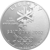 USA 1 Dollar 2002 -P- XIX. Olympische Winterspiele 2002...