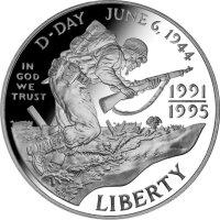 USA 1 Dollar 1993 -W- 50.Jahrestag des Zweiten...