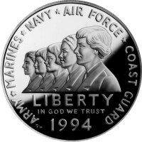USA 1 Dollar 1994 -P- Frauen im Militärdienst -...