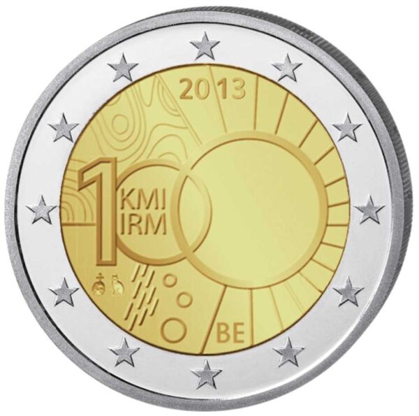 Belgien 2 Euro 2013 "Meteorologisches Institut"