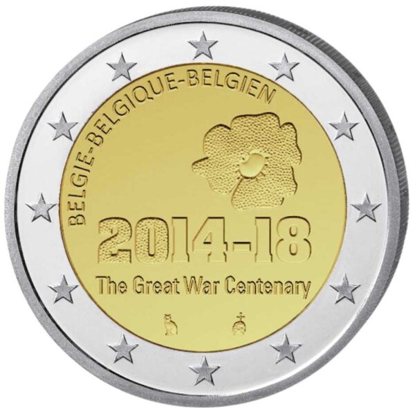 Belgien 2 Euro 2014 "Erster Weltkrieg"