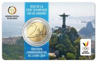 Belgien 2 Euro 2016 "Olympiade in Rio de Janeiro"