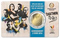 Belgien 2 Euro 2016 "Olympiade in Rio de Janeiro"