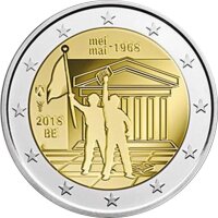 Belgien 2 Euro 2018 "Studentenrevolte Mai 1968"