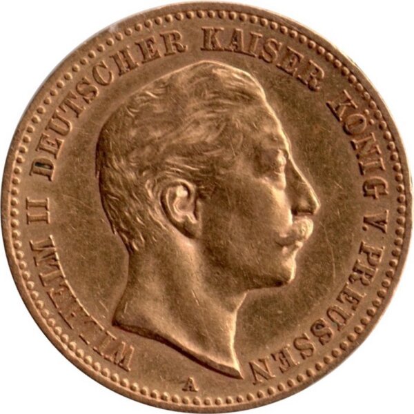 J.251 Preußen 10 Mark 1890-1912 - Kaiser Wilhelm II. - Gold -ss