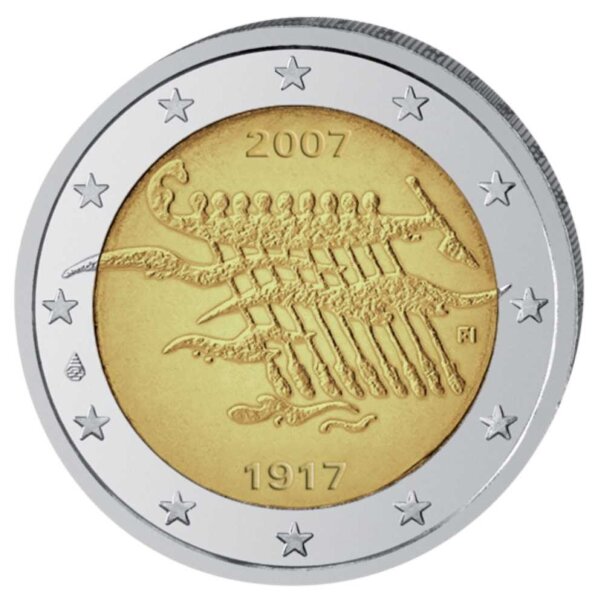 Finnland 2 Euro 2007 "Unabhängigkeit"