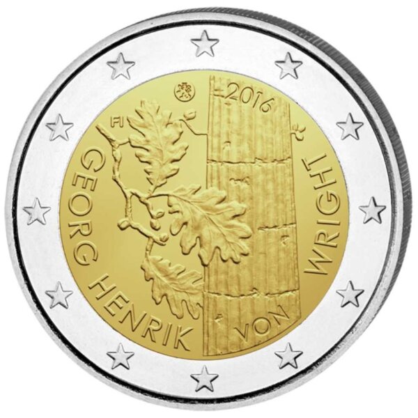Finnland 2 Euro 2016 "Georg Henrik von Wright"