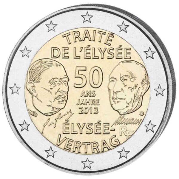 Frankreich 2 Euro 2013 "Élysée-Vertrag"