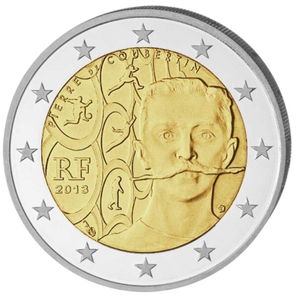 Frankreich 2 Euro 2013 "Pierre de Coubertin"