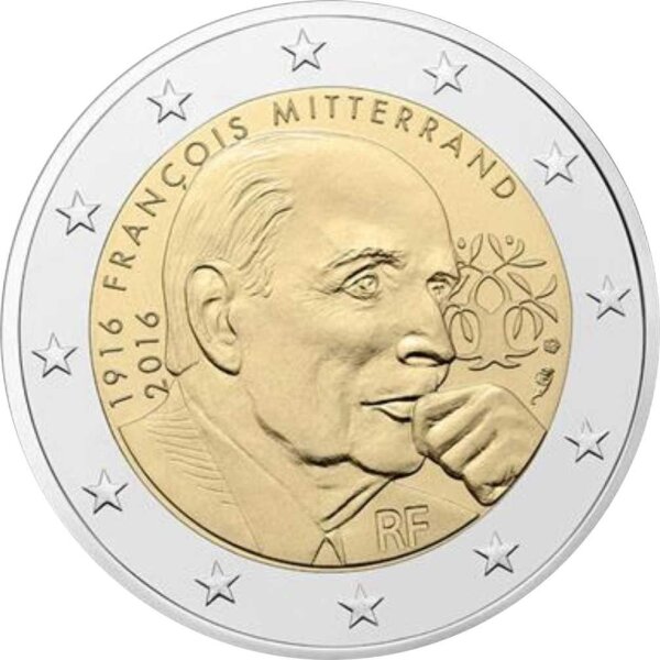 Frankreich 2 Euro 2016 "Francois Mitterrand"