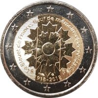 Frankreich 2 Euro 2018 "Kornblume"