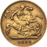 UK 1/2 Pfund Sovereign div. Gold