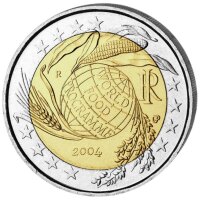 Italien 2 Euro 2004 "Welternährungsprogramm"