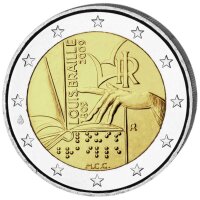 Italien 2 Euro 2009 "Louis Braille"