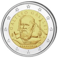 Italien 2 Euro 2014 "Galileo Galilei"