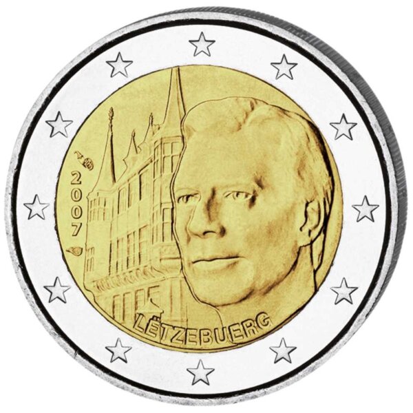 Luxemburg 2 Euro 2007 "Palais Grand Ducal"