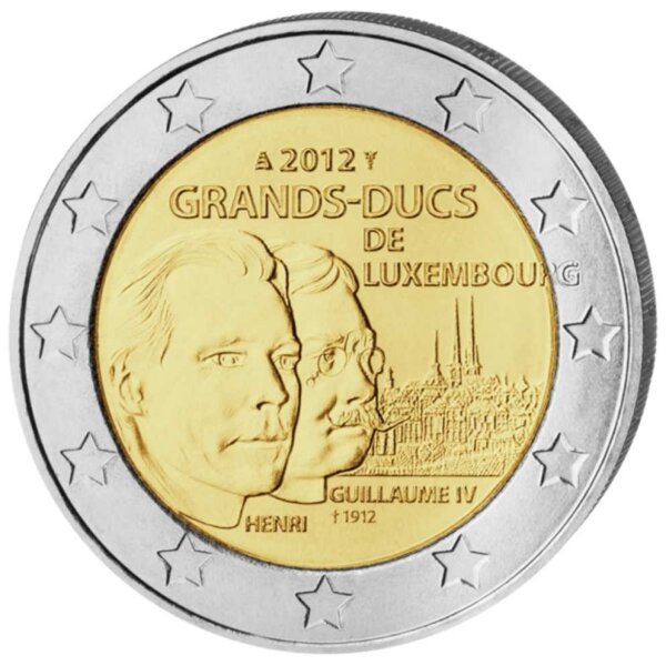 Luxemburg 2 Euro 2012 "Wilhelm IV"