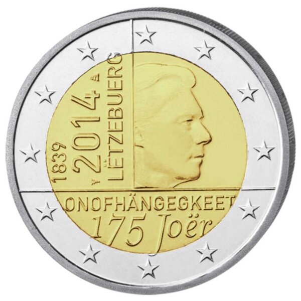 Luxemburg 2 Euro 2014 "Unabhängigkeit"