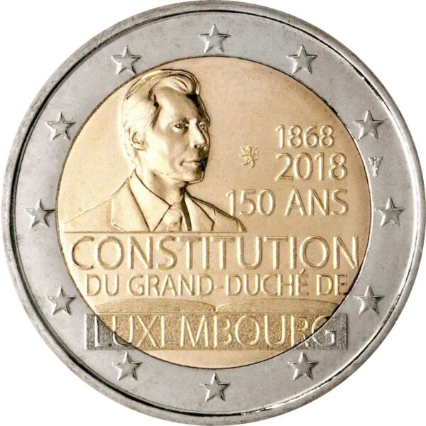 Luxemburg 2 Euro 2018 "Verfassung"