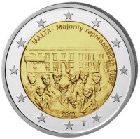 Malta 2 Euro 2012 "Mehrheitswahlrecht 1887"