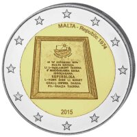 Malta 2 Euro 2015 "Ausrufung der Republik"