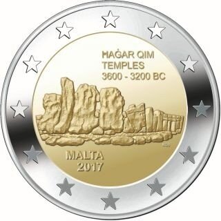 Malta 2 Euro 2017 "Tempel - Hagar Qim"