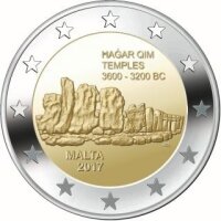 Malta 2 Euro 2017 "Tempel - Hagar Qim"