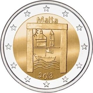 Malta 2 Euro 2018 "Kulturelles Erbe - Von Kindern mit Solidarität"