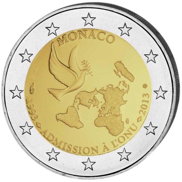 Monaco 2 Euro 2013 "Vereinte Nationen"