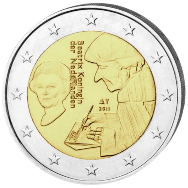 Niederlande 2 Euro 2011 "Laus Stultitae"
