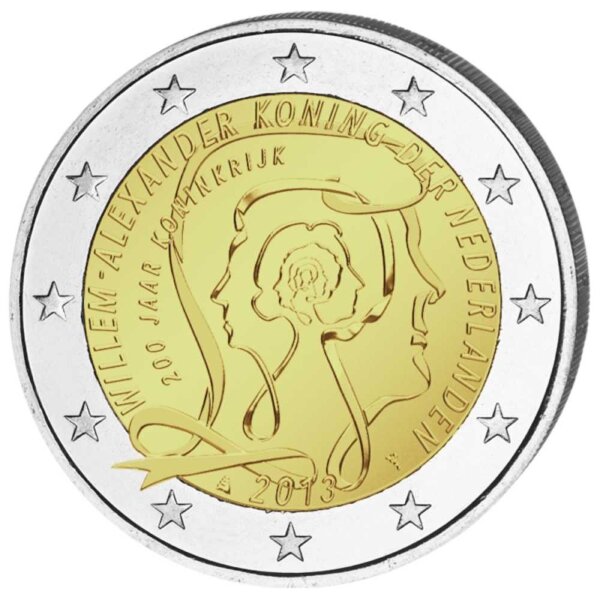Niederlande 2 Euro 2013 "200 Jahre Königreich"