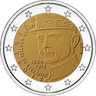 Slowakei 2 Euro 2019 "Milan Rastislav Stefanik"