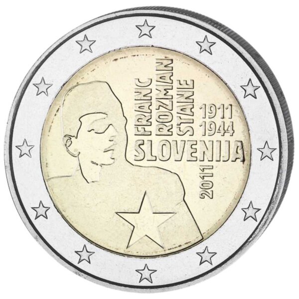 Slowenien 2 Euro 2011 "Franc Rozman"