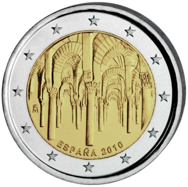 Spanien 2 Euro 2010 "Mezquita con Cordoba"