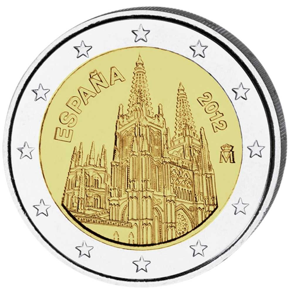 Spanien 2 Euro 2012 "Kathedrale von Burgos"
