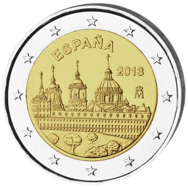 Spanien 2 Euro 2013 "Schloss und Kloster El Escorial"