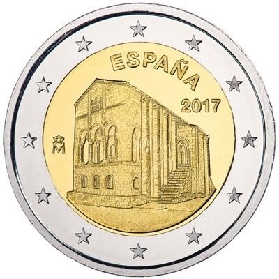 Spanien 2 Euro 2017 "Monumento von Oviedo"