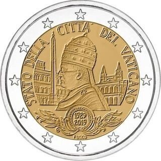 Vatikan 2 Euro 2019 "Gründung Vatikanstadt"