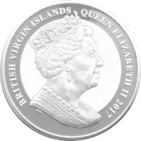 British Virgin Islands Kennedy 2017 1 oz Silber