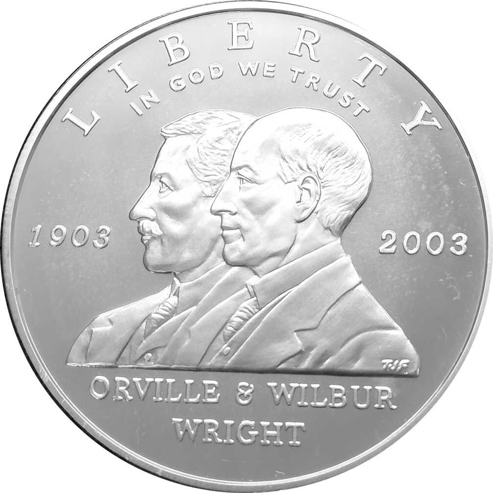 USA 1 Dollar 2003 -P- Hundertjahrfeier des ersten Flugs -...