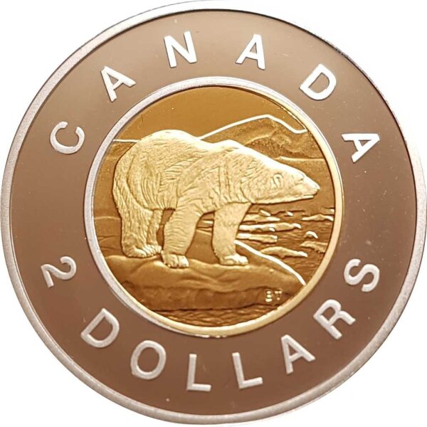 Kanada 2 Dollars 1996 Polarbär