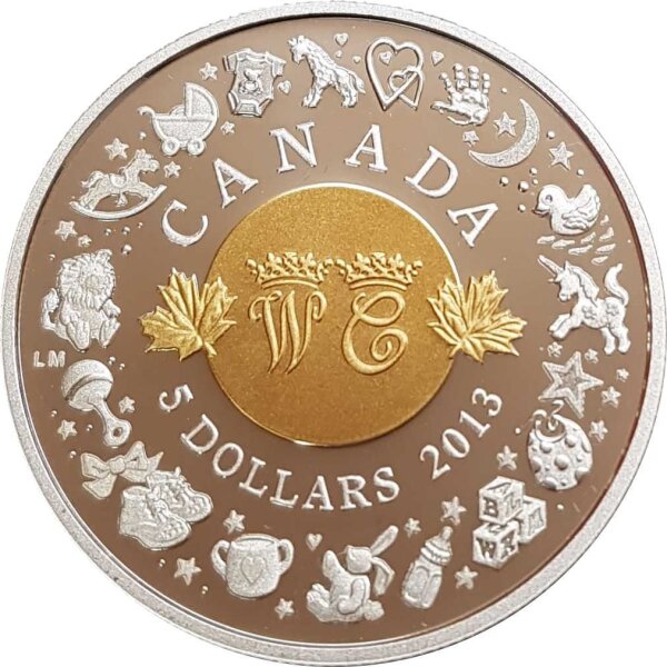 Kanada 5 Dollars 2013 Geburt von Prinz George