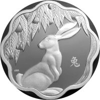 Kanada 15 Dollars 2011 Lunar Jahr des Hasen Lotus