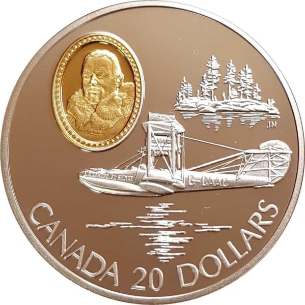 Kanada 20 Dollars Motorflug 1994 Curtiss HS-2L