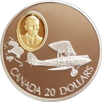 Kanada 20 Dollars Motorflug 1992 JN-4 Canadian Canuck